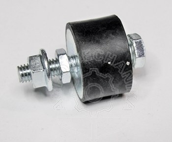AS-MOTOR gépekhez gumibak csavar+anya D=25mm / L=15.5mm / M6x18mm / M6 menetes furat (=E03132)