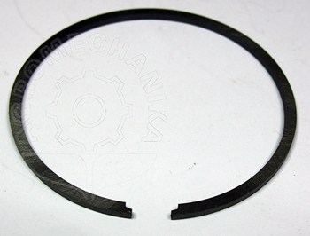 D.gyűrű 38    x 2 mm fekete (belső stiftes)
